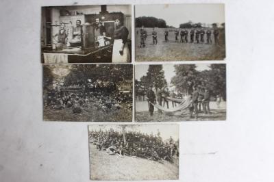 Anciennes cartes photos �cole de recrue infanterie Lausanne militaria (44114)