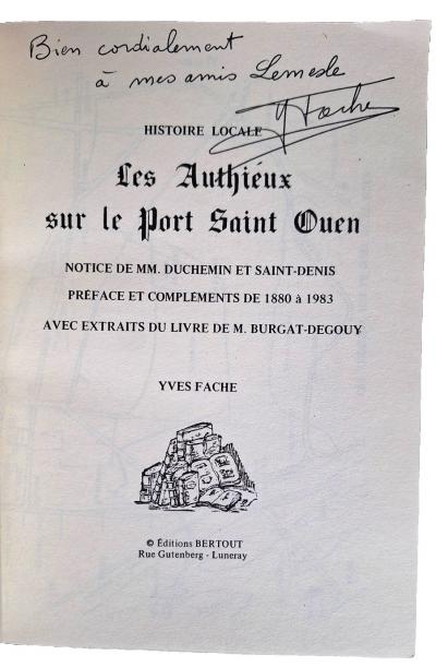 Les Authieux Sur Le Port Saint Ouen Broch� Par Yves Fache 1983 Envoi de l'auteur