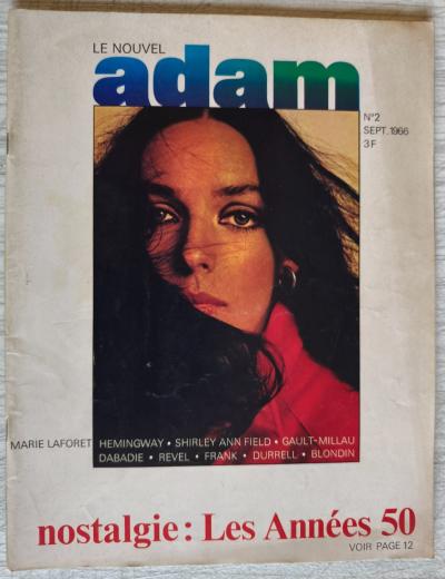 MAGAZINE ADAM  Le nouvel   Septembre 1966  les ann�es 50    n� 2