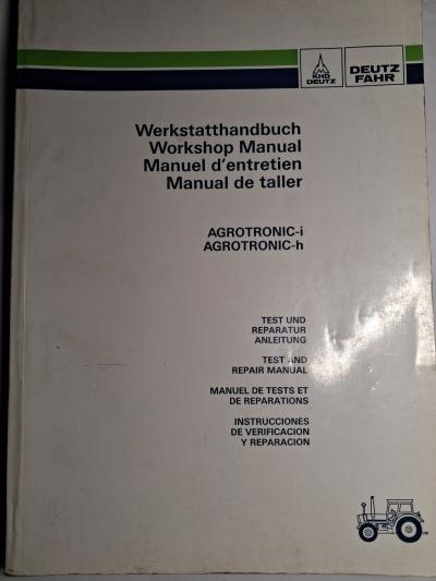 LOT DE 6 MANUELS ET 2 CATALOGUES PIECES KUBOTA, YANMAR, DEUTZ FAHR