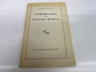 INTRODUCTION AU LANGAGE MUSICAL ..M.SCRIABINE ..ed de minuit 1961