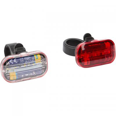Eclairage Led V�lo Feux de v�lo avant et arri�re avec 4 piles AAA Incluses