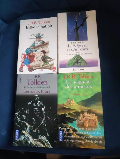 le seigneur des anneaux Tomes 1-2-3  Bilbo Le Hobbit Folio Junior
