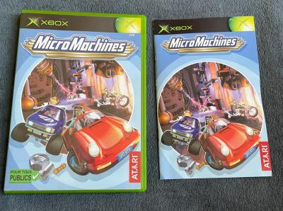 Micro Machines complet sur Xbox Classic   FR CD TTBE