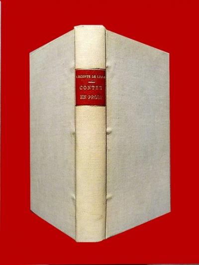 LECONTE DE LISLE   Contes en prose, (Impressions de jeunesse), 1925