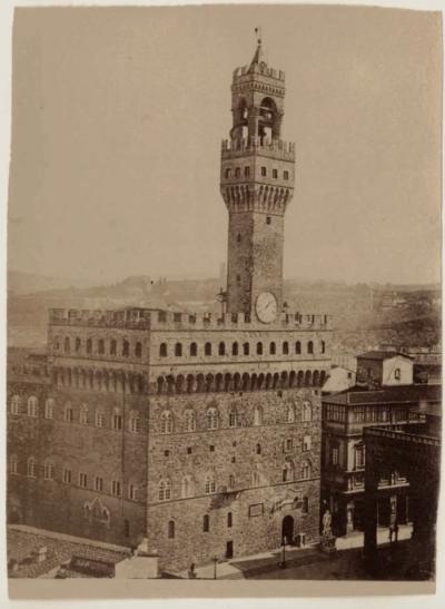 Italia   Firenze   Palacio Vecchio   Photographie originale fin XIX�me si�cle