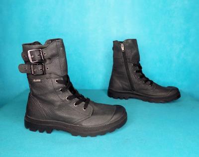 Botas PALLADIUM De Cuero Negro Talla 39 EU
