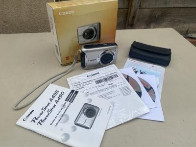 CANON POWERSHOT A495 10.0MP SD 8GB BOX AND INSTRUCTION CAMERA NUMERIQUE