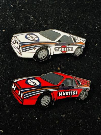 2 Pin s Rallyes Lancia Delta Int�grale Martini