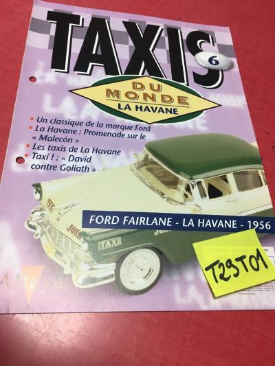 Fascicle No. Ford Fairlane La Havana 1956, Taxis Of World Collection Altaya