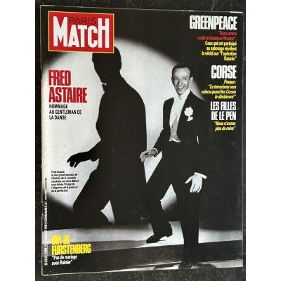 PARIS MATCH N� 1987 3 juillet 1987 Fred Astaire Hommage au gentleman de la danse
