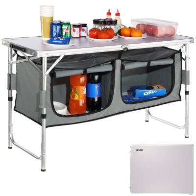 VEVOR Cuisine de Camping 120x47x70 cm Armoire de Camping Pliable Structure en Al