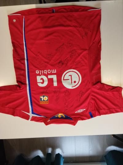 maillot de foot vintage, de l OLYMPIQUE LYONNAIS �poque 2006 Maillot authentique