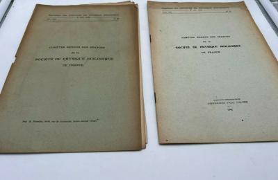 Soci�t� de physique biologique, 2 volumes   1942