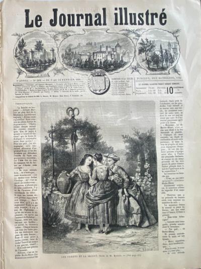 Illustrated Journal 1868 No. 209 Chevalier Du Lustre   St Sulpice De Pierrefonds
