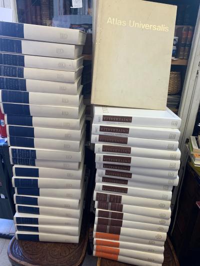 Enciclopedia Universalis 1980 En 20 Vol�menes   18 Vol De 1981 A 1998   Atlas