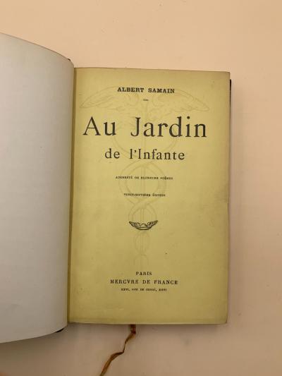 Au Jardin de l'Infante   Albert Samain   1912
