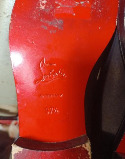 Bottines christian Louboutin T 37,5