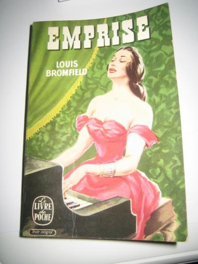 Emprise Louis BROMFIELD livre de poche reedition 1966