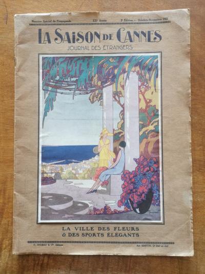 La Saison de Cannes 1925   Revue mondaine illustr�e