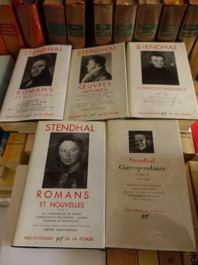 La Pl�iade. Stendhal. Collection en 5 volumes. Romans et nouvelles etc.