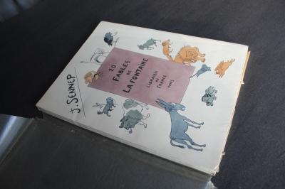 (127) 20 FABLES DE LA FONTAINE illustrations  J.SENNEP 1927 num�rot�
