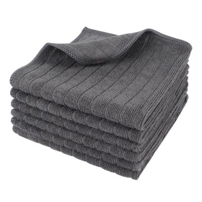 Chiffons en Microfibre Gris Lavettes de Cuisine Super absorbantes et Douces C...