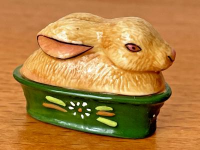 F�ve Vaisselle Terrine bo�te d�cor LAPIN   Galette des Rois French charm