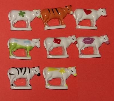 S�rie compl�te f�ves vaches design r026