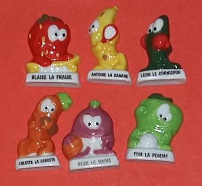 S�rie compl�te f�ves 1, 2, 3 ... bougez r405 fruits et l�gumes
