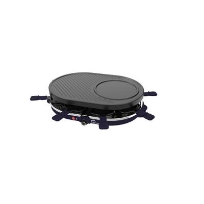 little balance appareil � raclette 8 personnes 1200w   gril   cr�pi�re bleu nuit