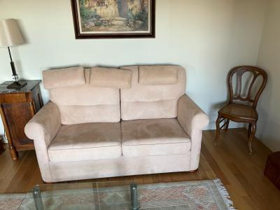 canap� lit convertible en tissu en parfait �tat