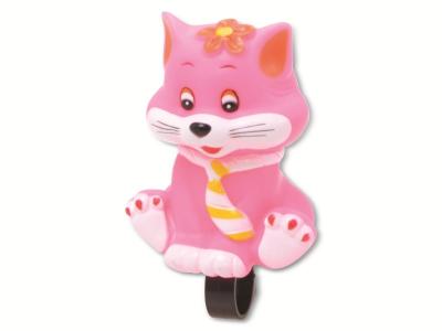 Klaxon de v�lo en forme de chat avec support, Sonnette Originale pour V�lo