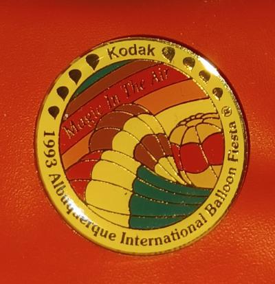 PIN'S PIN MONGOLFIERE BALLON KODAK 1993 FIESTA ALBUQUERQUE INTERNATIONAL SPORT