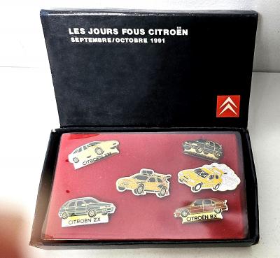Citro�n   6 Pin's   les jours fous  septembre-octobre 1991