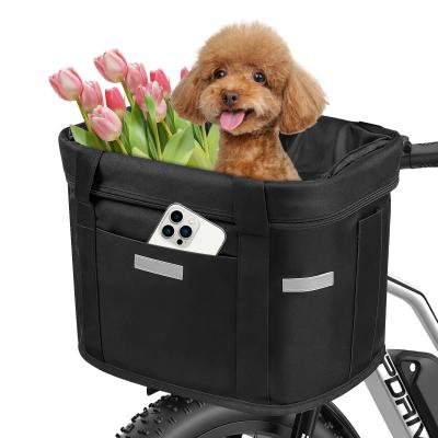 Panier Avant de V�lo, Panier V�lo Chien mit Cadre en Alliage d'Aluminium, Amo...