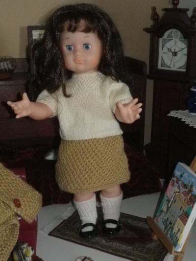 3 P- MODES ET TRAVAUX MARIE FRANCOISE EMILIE POUPEE ANCIENNE MARS ET AOUT 1966
