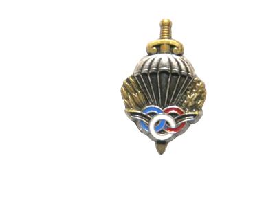 ANCIEN PINS DU BREVET PREPARATION MILITAIRE PARACHUTISTE BPMP (ATTACHE A VIS)