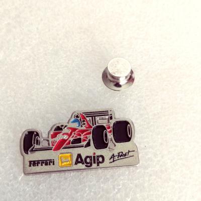 Pin's lapel pin pins F1 FORMULE 1  FERRARI AGIP Signature A. Alain PROST ZAMAC