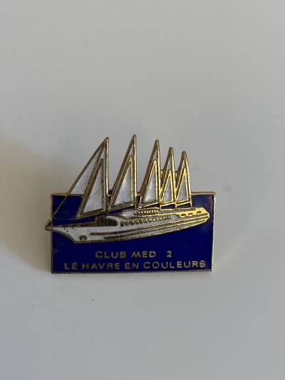 PIN'S CLUB MED 2 LE HAVRE EN COULEURS