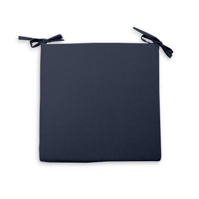 , Alix Dessus de Chaise Imperm�abilis� Outdoor Polyester Bleu Marine 40x40x5 cm
