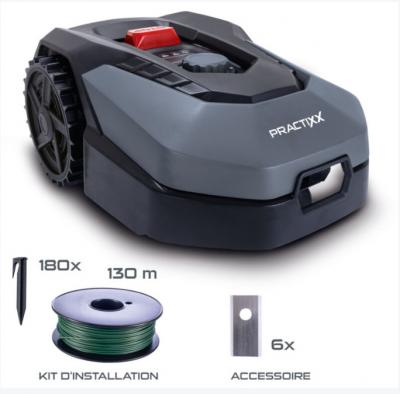 Tondeuse Robot Practixx  PX RRM 600Wi 600M� Largeur de Coupe 18CM Wifi Bluetooth