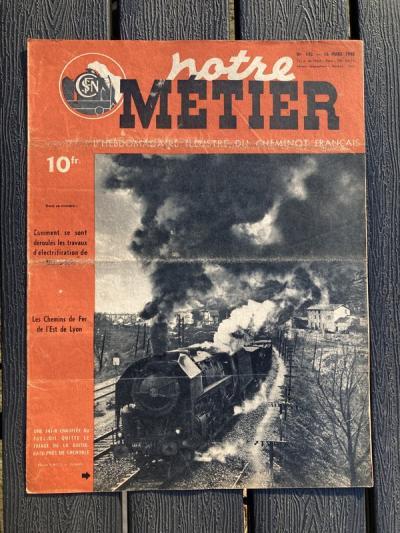 Notre Metier 1948 142 SAINT MARTIN LE VINOUX CASTELNAU LUNEL AOSTE GENIX CReMIEU
