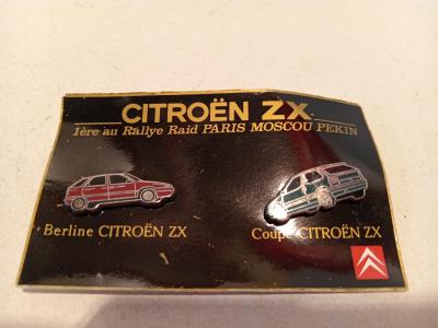 PA Pin s promotionnel Citroen ZX berline coup� 1ere Rallye Paris Moscou Pekin