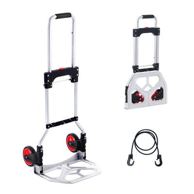 VEVOR Diable pliable, 79,8 kg de charge, chariot portable en Normal, Argent�