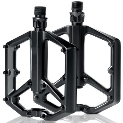 Romon P�dales de V�lo, P�dale VTT en Alliage d'Aluminium, Universelle, Noir