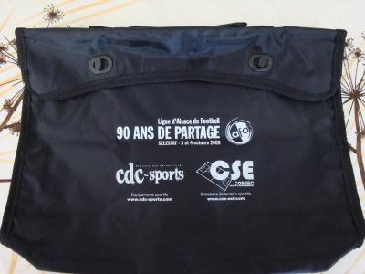 POCHETTE PETIT SAC 90 ANS DE LA LIGUE D'ALSACE DE FOOTBALL