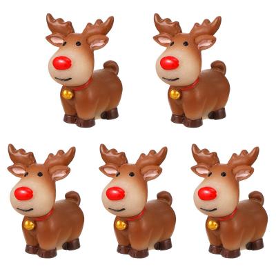10 Pi�ces d�corations de Mini Cerfs P�re No�l Ornements de Rennes de no�l Dec...