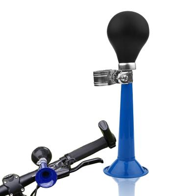 Klaxon � air pour v�lo en m�tal chrom� avec poire � presser 21,5 cm, son de t...