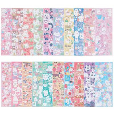 20 feuille D'Autocollants D�coratifs en Forme de Lapin Mignon Kpop pour Carte...